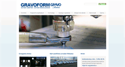 Desktop Screenshot of gravoform.hu